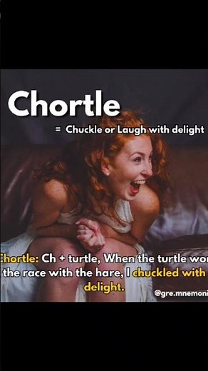 Chortle= Chuckle or laugh with delight 👈🙏🤔#viralshorts