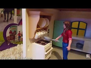 Schleich Wohnhaus 42416 mit Pferdestall Unboxing | Kristina Birchson