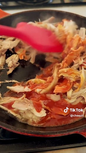 Buffalo Chicken Dip with a Cheez-It Twist Recipe