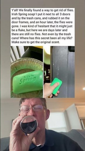We Finally Found A Way To Get Rid of Flies With Irish Spring Soap. (grandpa)