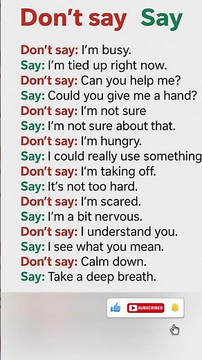🔥 Stop Using These Common English Phrases! Better Alternatives to Sound More Fluent #english