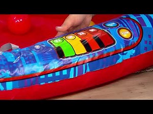 Super Sounds Inflatable Character Ball Pit with 20 Balls on QVC