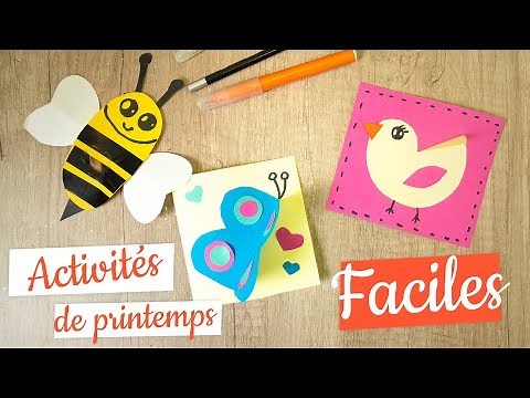 printemps - 3 activités FACILE