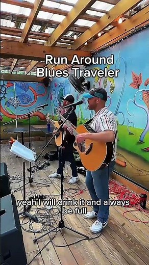 Run Around by Blues Traveler #livemusic #acoustic #coversong