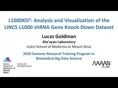 L1000KD2: Analysis and Visualization of the LINCS L1000 shRNA Gene Knock-Down Dataset