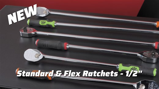 🚨 BRAND NEW to the MAX90 lineup! 🚨 Meet the next-level standard and flex ½” ratchets built for more torque, longer life, and smoother engagement. ✅ 90 tooth slim profile for max access ✅ Reinforced flex head for reliability ✅ Comfort-Grip™ handle—customizable in red, green, or orange ✅ Dual-sided slide lock for secure use ✅ High polish chrome finish for lasting durability Contact your distributor today to learn more. #MacTools #FallShow #MAX90 | Mac Tools