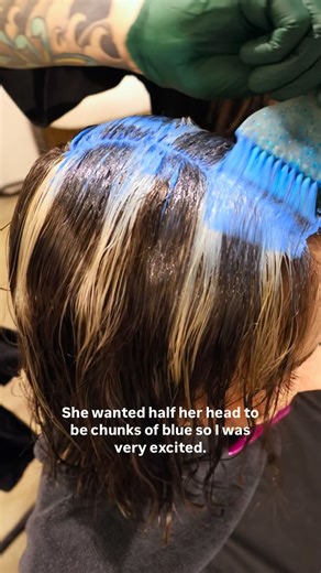 MARYLAND HAIRSTYLIST | Thank you @juliannarama today was so fun 🩵🩵🩵 Want chunks? I got you 😉 | Instagram