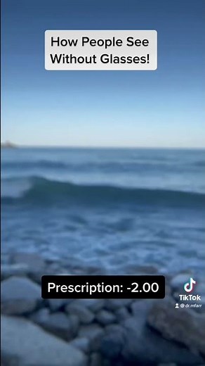 How People See Without Glasses! (Nearsighted/myopia) #shorts