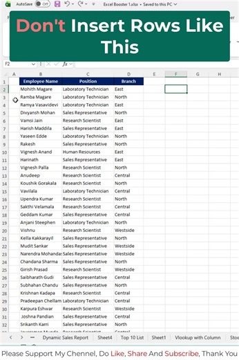 Excel Booster | Excel Guru | Best Ways To Insert Blank Row After Every Row In Excel👇 Learn how to insert a blank row after every row in Excel using multiple easy... | Instagram