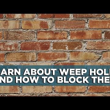 What You Should Know About Weep Holes | Tips