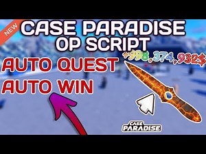 [NEW] Case Paradise OP Script (2025) PASTEBIN - Auto Quest | Auto Win | Auto Farm