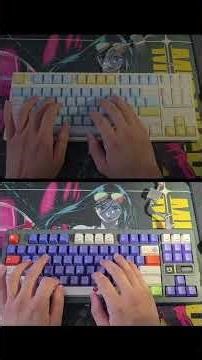10 Years Ago vs Now keyboard... HUGE Difference #keyboard #mechanicalkeyboard #asmrkeyboard
