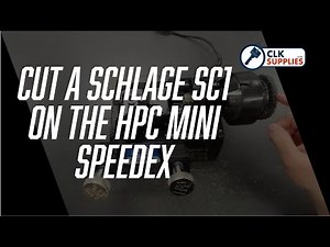 How to cut a Schlage SC1 on the HPC Mini Speedex 9120RM