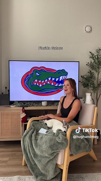 We’re guessing college football teams now! Which conference should we do next? 😂 #football #collegefootball #college #girlfriend #sec