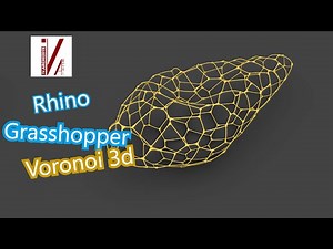 Grasshopper tutorial, voronoi 3d, 细胞结构表皮建模