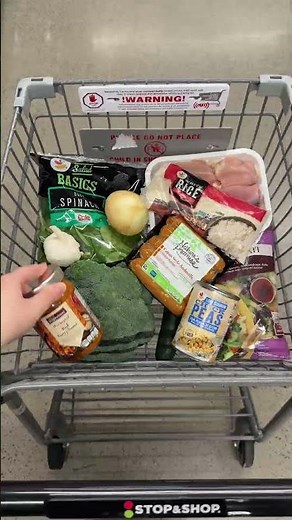 Grocery list for the week for under $55