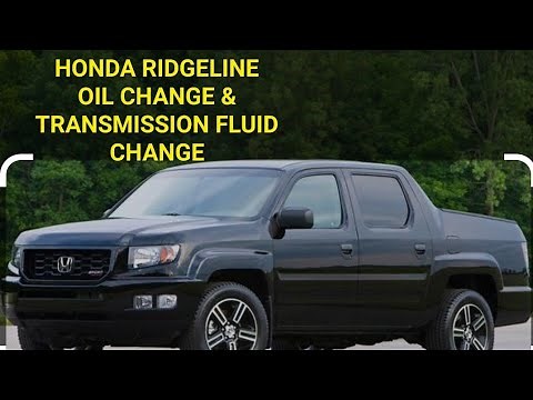 How to change HONDA RIDGELINE Oil & Transmission Fluid. OIL & ATF change @Doinityourself
