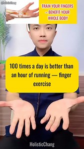 22K views · 2.1K reactions | Forget pills. Skip the gym. Ditch the pain. This is real healing — the kind your body craves.  Just 60 minutes to unlock energy, flexibility, and deep calm.  Comment “FLOW” and I’ll send you the course people are raving about. Don’t wait — your body needs this. 100 reps a day beats an hour of running! ‍♂️✨ #SmallMovesBigImpact #HomeWorkout #FingerExercise #DailyWellness #StayStrong | Holistic Healing with Chang | Facebook