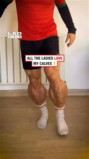 LADbible on Instagram: "He invented leg day 😅⁠ ⁠ Calf muscles can be challenging to grow because they are used frequently in everyday movement such as walking and standing. This constant use often makes them more resistant to change, requiring targeted training to stimulate growth. Exercises like standing and seated calf raises help work both major calf muscles, while using a full range of motion increases muscle activation.⁠ ⁠ Consistency and variation are key factors in calf development. Inco