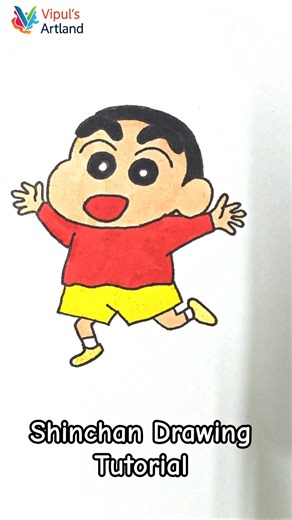 💫Easy Shinchan Drawing Tutorial | How to Draw a Shinchan!#shorts #shortfeed #ytshorts #drawing #art