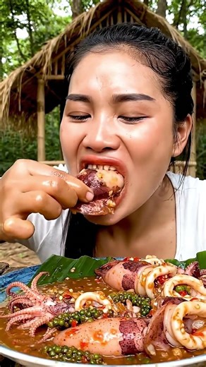 🦑✨ Perfectly Stir Fried Basil Squid — Tender & Tasty