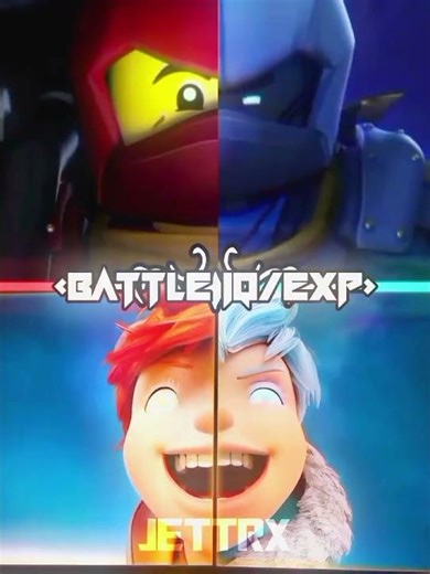 Kai and Zane vs Nova and Blizzard #boboiboy #ninjago