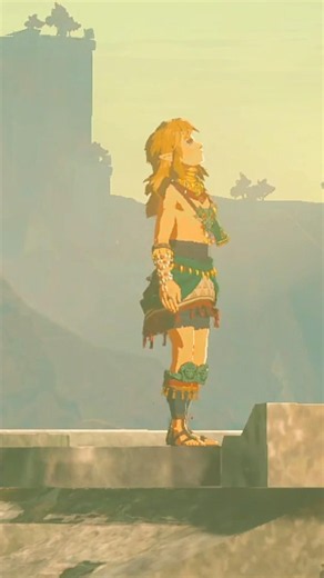 Link turns into a ball of light and flies away