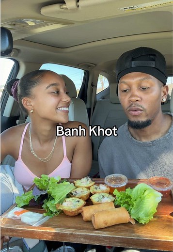 We tried Banh Khot for the first time 📍Banh Khot Lady - little Saigon, CA #vietnamesefood