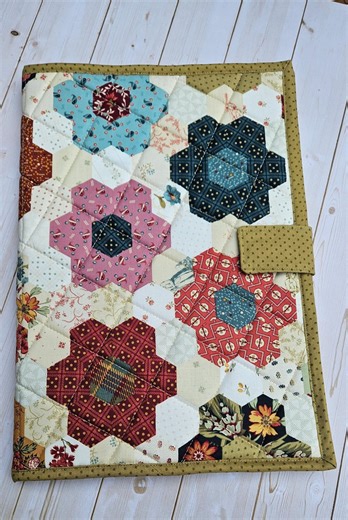 Folder Quilted Cross Stitch Project Bag "sarah's Garden" - Etsy