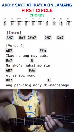 Akoy Sayo At Ikay Akin Lamang - Guitar Cover Chords