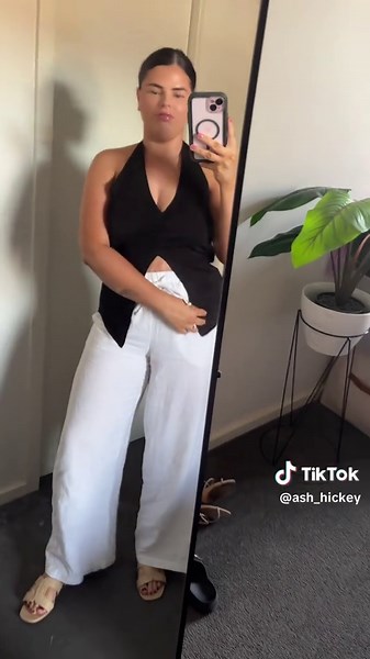 #kmart in their slayyy era!! #kmartaustralia #linenpants #halter #outfitinspo