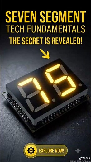 How a 7-Segment Display Works 🔢 Electronics Explained!
