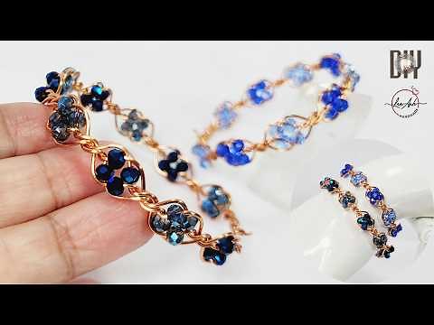 Elegant Wire Bracelet Tutorial | Relaxing DIY Jewelry Gift 1115