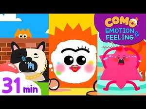 Emotion & Feeling with Como | Learn emotion 31min | Cartoon video for kids | Como Kids TV