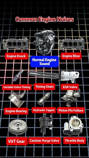 Common Engine Noises: Hear It, Know What's Broken! 🔧👂 #truck #engineblock #engine #factory