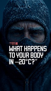 What Happens to Your Body at –20°C? - This video shows a general look at how the human body can react to extreme cold, specifically conditions around –20°C. The visuals illustrate common stages people may experience as body heat drops: reduced circulation, intense shivering, slowing coordination, and the risks of hypothermia and frostbite. These reactions are shown for storytelling and educational purposes, and real experiences can differ depending on clothing, weather, health, and individual to