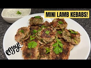 HOW TO MAKE MINI LAMB KEBABS|KEEMA BORA|QUICK AND EASY RECIPE