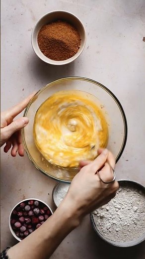 Lemon Cranberry Muffins