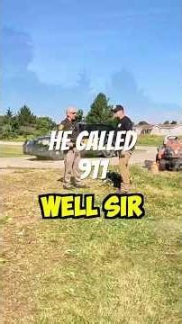 🚨 Neighbor Called 911 On My FREE Lawn Care INSTANT KARMA! #shorts #lawncare #mowing