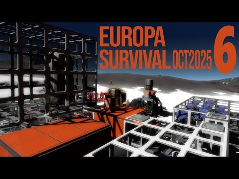 Stationeers - EUROPA survival - Oct2025 - E6: Building battery room and solar hall
