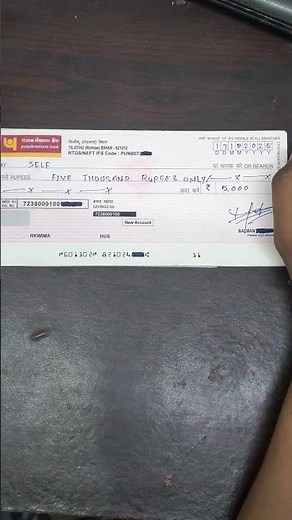 How to fill self cheque book || cheque bharne ka sahi tareeka #cheque