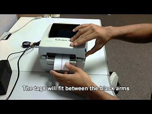 How to Setup LP 2844 Tag Printer