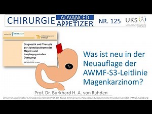 What's new in the revised AWMF S3 guideline on gastric cancer? SURGERY APPetizer No. 125