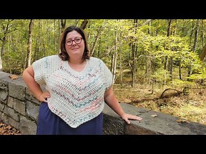 Dahlia Crop top. size inclusize crochet pattern