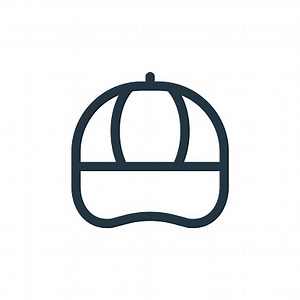 cap vector icon. cap editable stroke. cap linear symbol for use on...