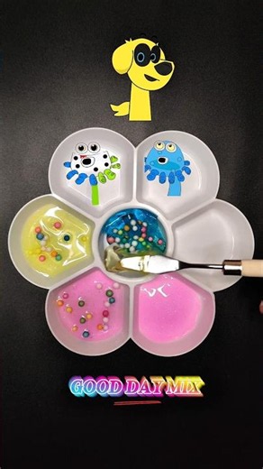 Brawl Stars vs Sprunki Horror Paint Mix! 🎨💀 #colormixing #paintmixing