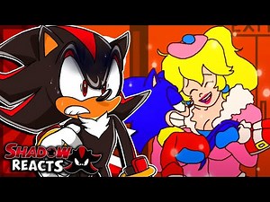 SONIC WANTS PEACH!! - Shadow REACTS To Sonic Meets Mario!