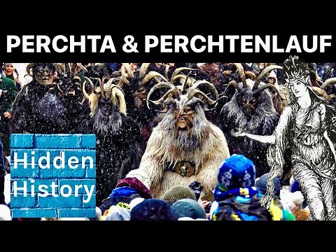 Perchta - the winter witch of Alpine Christmas folklore and Perchtenlauf explained
