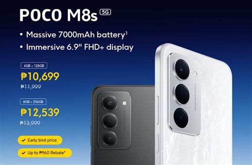 POCO M8s 5G Price Starts at PHP 10,699 via Early Bird Promo, Out Now!