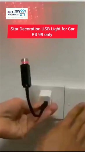 Star Decoration USB Light for Car | ₹99 Only | Bhimavaram #caraccessories #starlight #multiplex #99